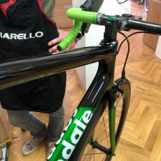 Cannondale Super six v novém kabátě barvy CANDY GREEN APPLE !