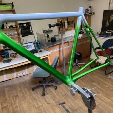 Cannondale Super six v novém kabátě barvy CANDY GREEN APPLE !