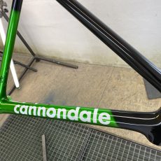 Cannondale Super six v novém kabátě barvy CANDY GREEN APPLE !