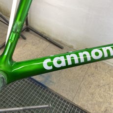 Cannondale Super six v novém kabátě barvy CANDY GREEN APPLE !