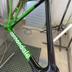 Cannondale Super six v novém kabátě barvy CANDY GREEN APPLE !