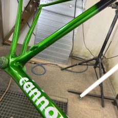 Cannondale Super six v novém kabátě barvy CANDY GREEN APPLE !