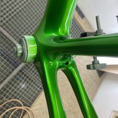 Cannondale Super six v novém kabátě barvy CANDY GREEN APPLE !