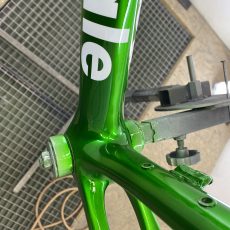 Cannondale Super six v novém kabátě barvy CANDY GREEN APPLE !