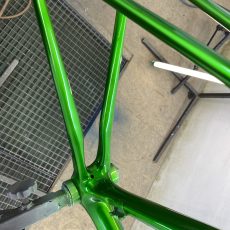 Cannondale Super six v novém kabátě barvy CANDY GREEN APPLE !