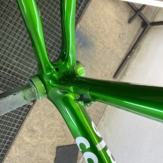 Cannondale Super six v novém kabátě barvy CANDY GREEN APPLE !