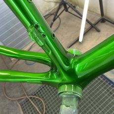 Cannondale Super six v novém kabátě barvy CANDY GREEN APPLE !