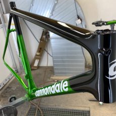 Cannondale Super six v novém kabátě barvy CANDY GREEN APPLE !