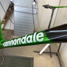 Cannondale Super six v novém kabátě barvy CANDY GREEN APPLE !